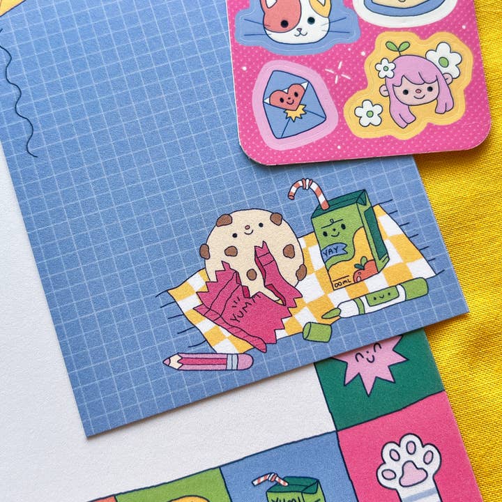 Ivna Lins - Wholesale Stationery/Notecard Set - Comfy Letter Writing Set - Cute & Cozy Stationery Kit2