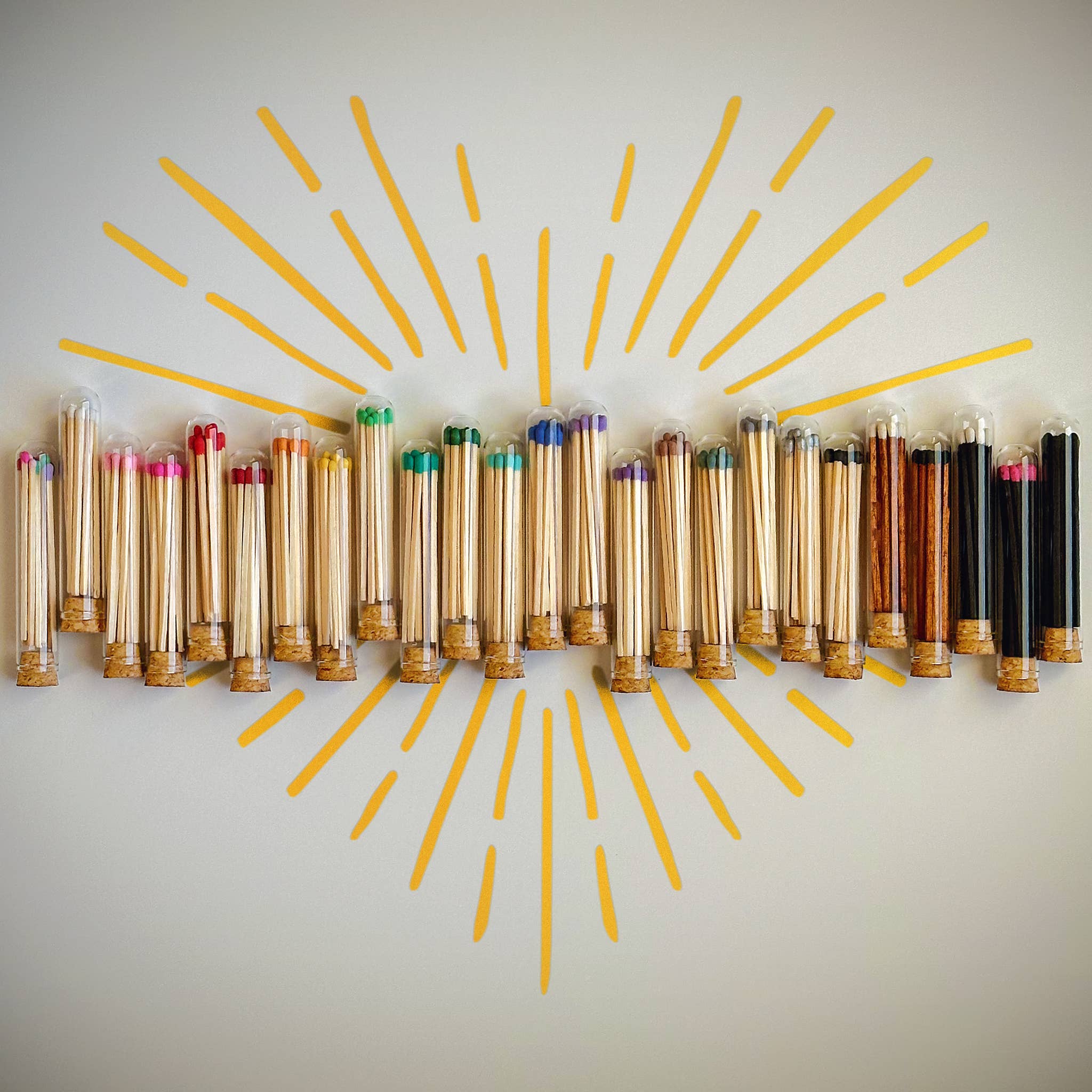 Thankful Greetings - Wholesale Matches - Custom Branded - 4" Matches in Mini Cloche Jar34