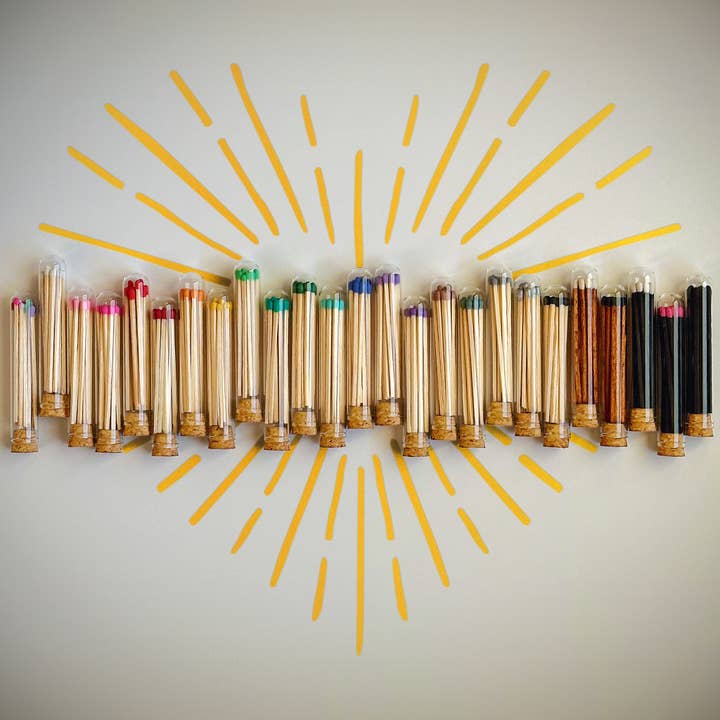 Thankful Greetings - Wholesale Matches - Custom Branded - 4" Matches in Mini Cloche Jar34