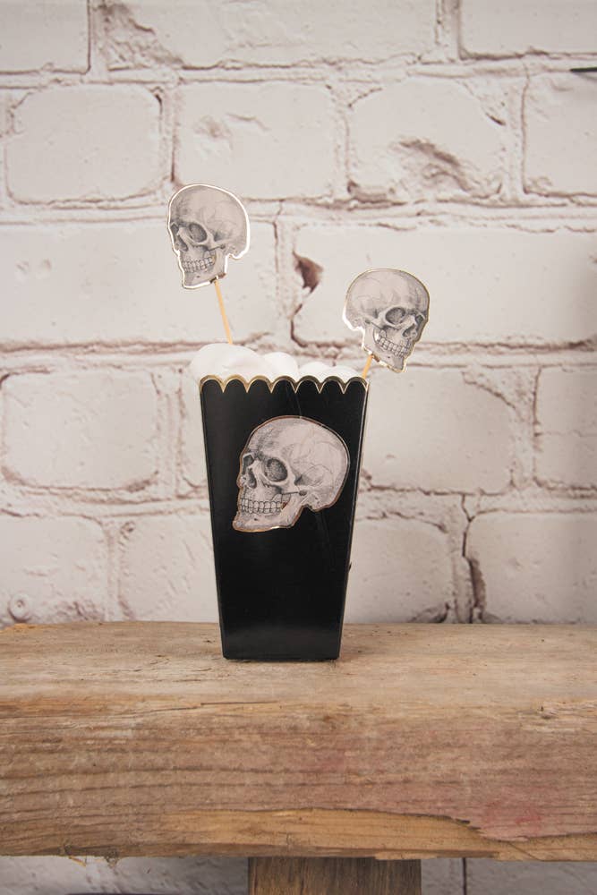 Tim&Puce Factory - Wholesale Cocktail Pick - CABINET OF CURIOSITIES SKULL COCKTAIL PICKS X 101