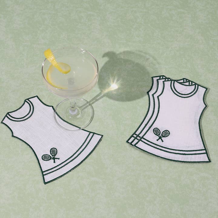 House of Gleason – wholesale Middags- och tygservett – Tennisklänning Cocktailservetter - Set med 41