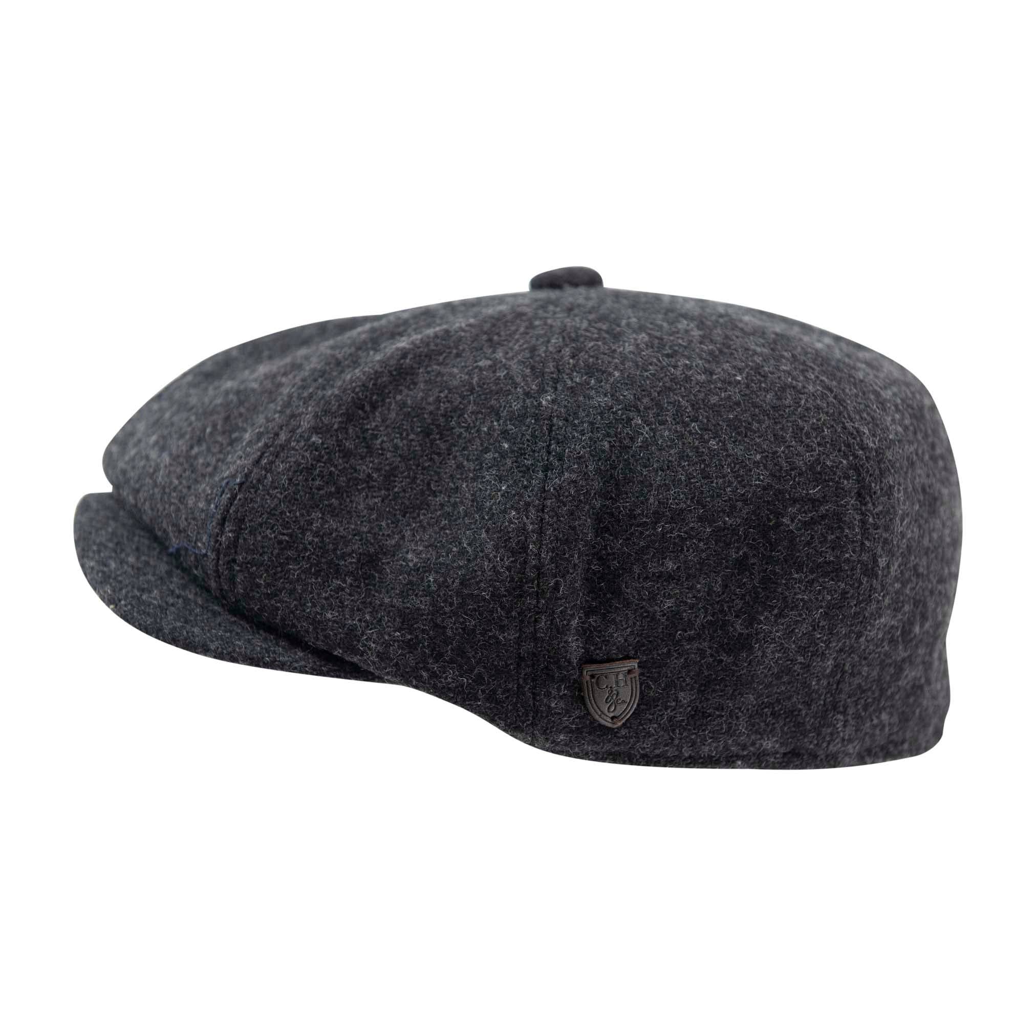 Heritage Traditions - Wholesale Newsboy/Schoolboy Hat - Men's - Carlyle Heath Plain Wool Mix Newsboy Cap17