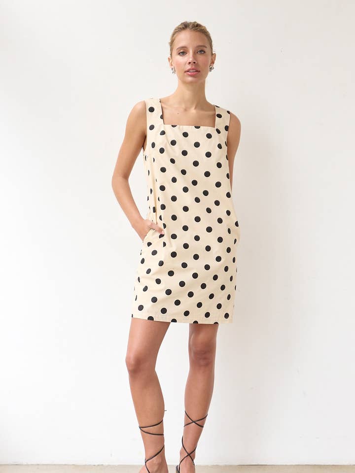 Simple Polka Dot Dress - RD1181 for wholesale on Faire