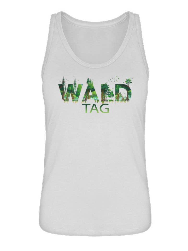 Forest Day premium biologische tanktop voor dames voor wholesale door Uwaldu