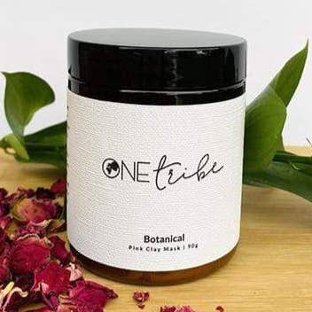 One Tribe Village Botanisk Rosa Lermask för wholesale av Scrubba Body