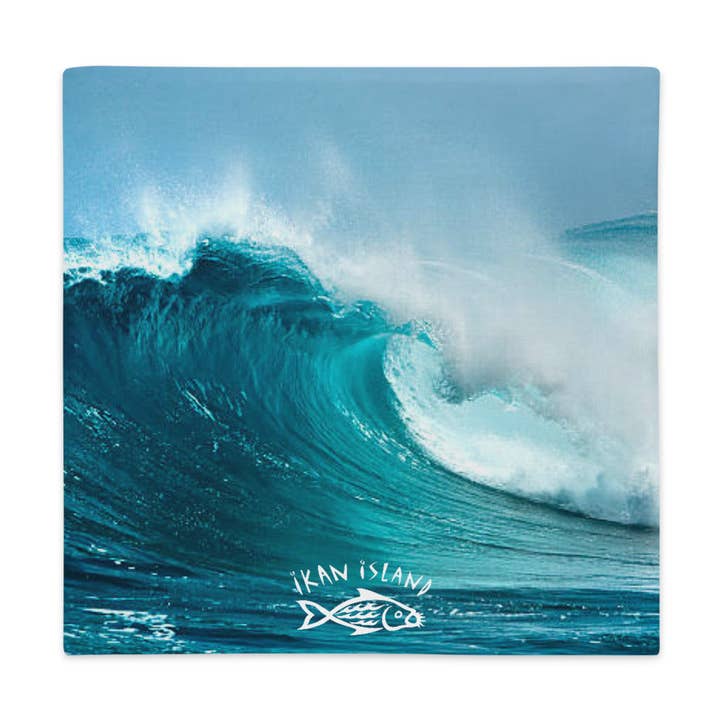 Wave Premium Pillow Case for wholesale by Ikan Island