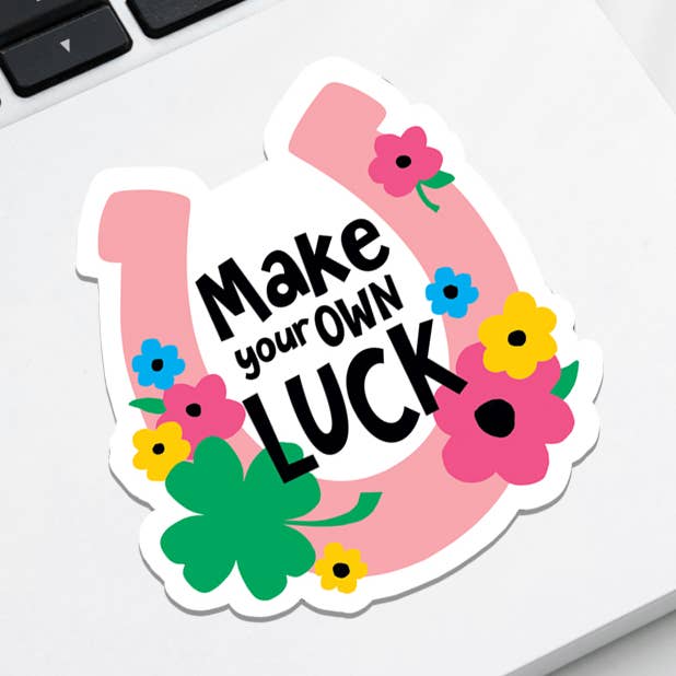 Gelukspaardenschoen Vinylsticker voor wholesale door Rock Scissor Paper