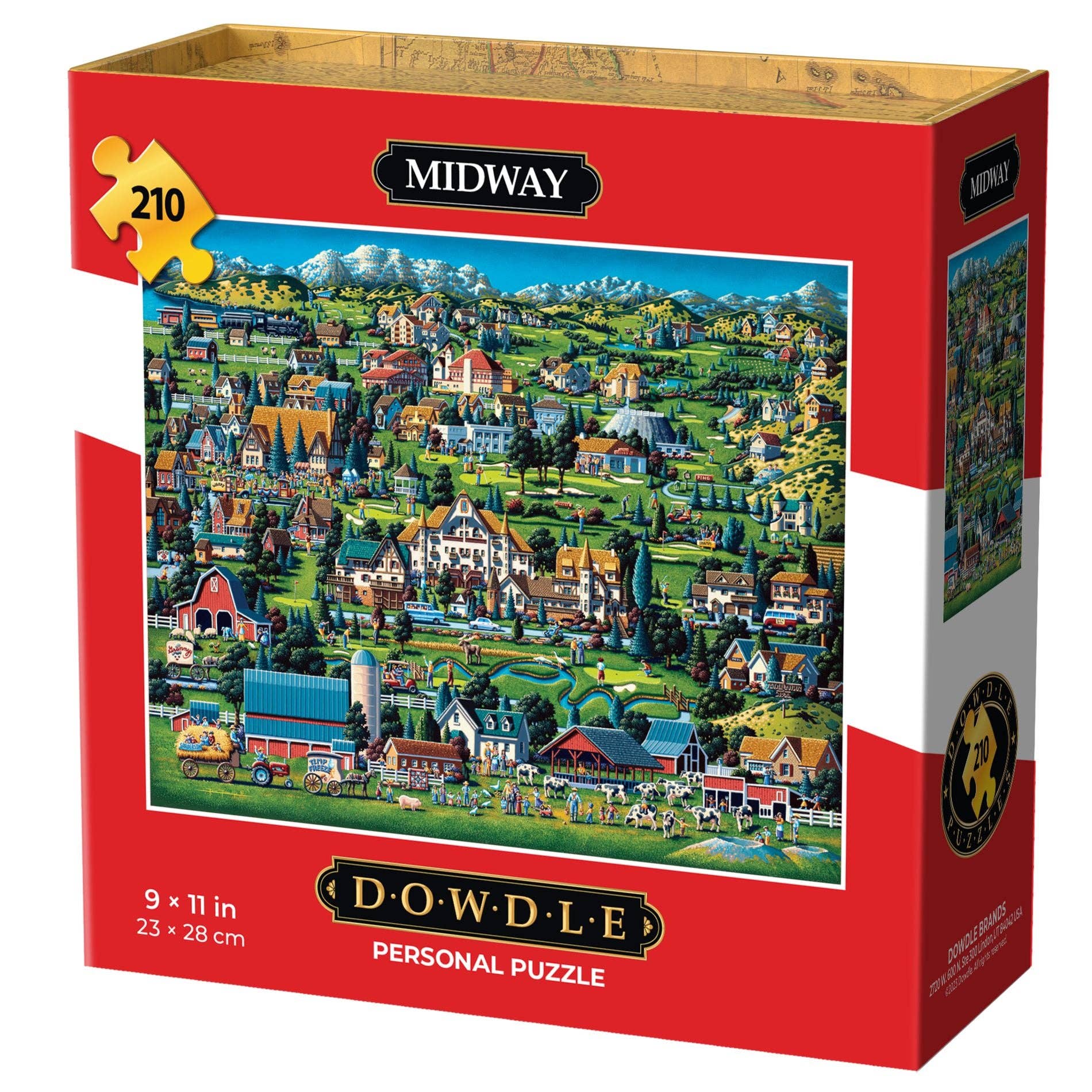 Boardwalk Puzzle Company - Wholesale Puzzle - Adult - Midway - Personal Puzzle - 210 Piece3