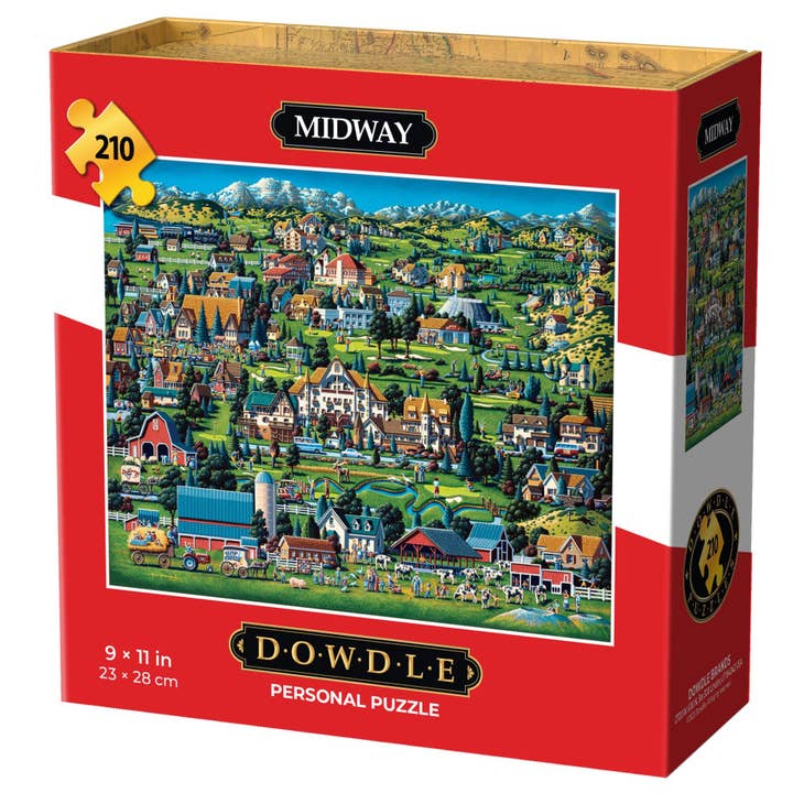 Boardwalk Puzzle Company - Wholesale Puzzle - Adult - Midway - Personal Puzzle - 210 Piece3