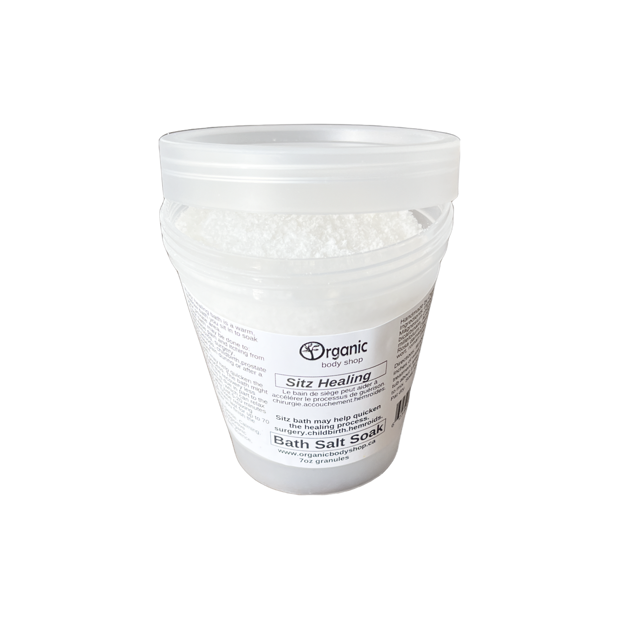 Organic Body Shop - Wholesale Bath Soak/Milk - Sitz Healing Bath Soak. 8oz0