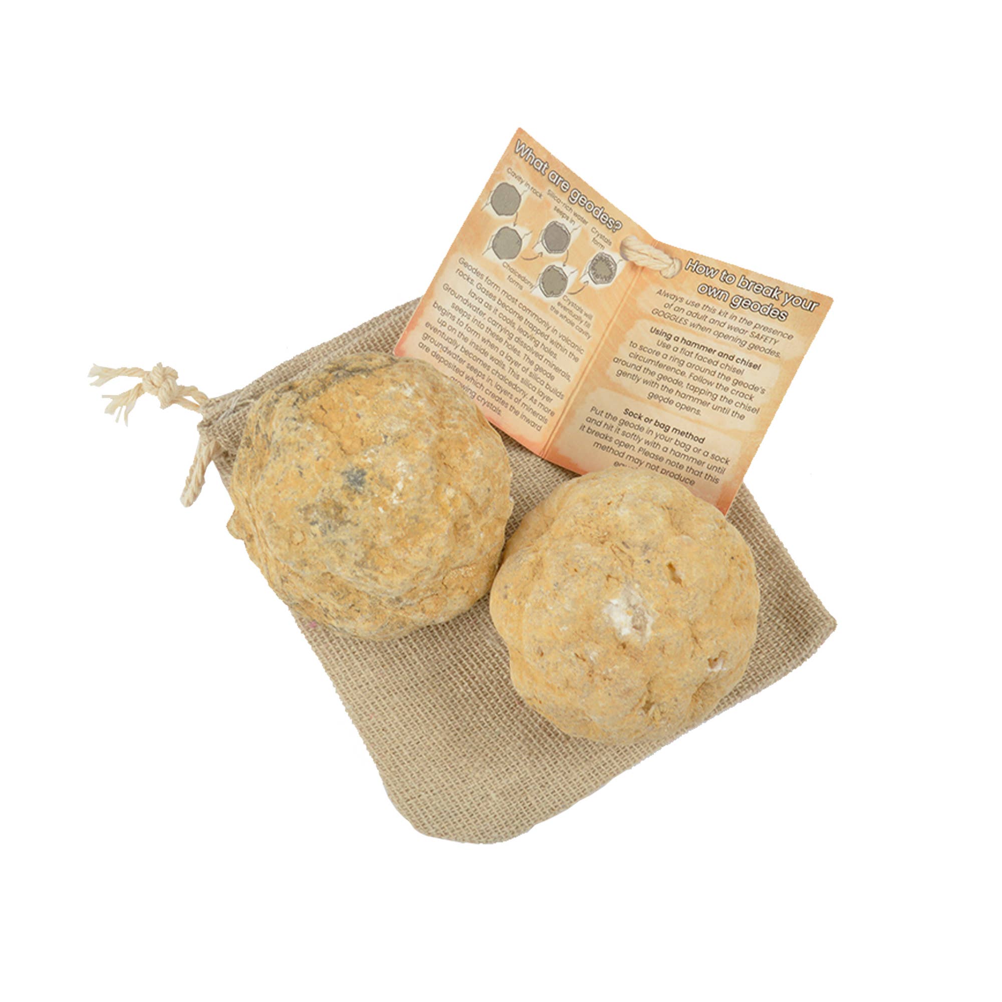 British Fossils - Vente Pierre et cristal de spiritualité - Recharge de géode à casser soi-même1