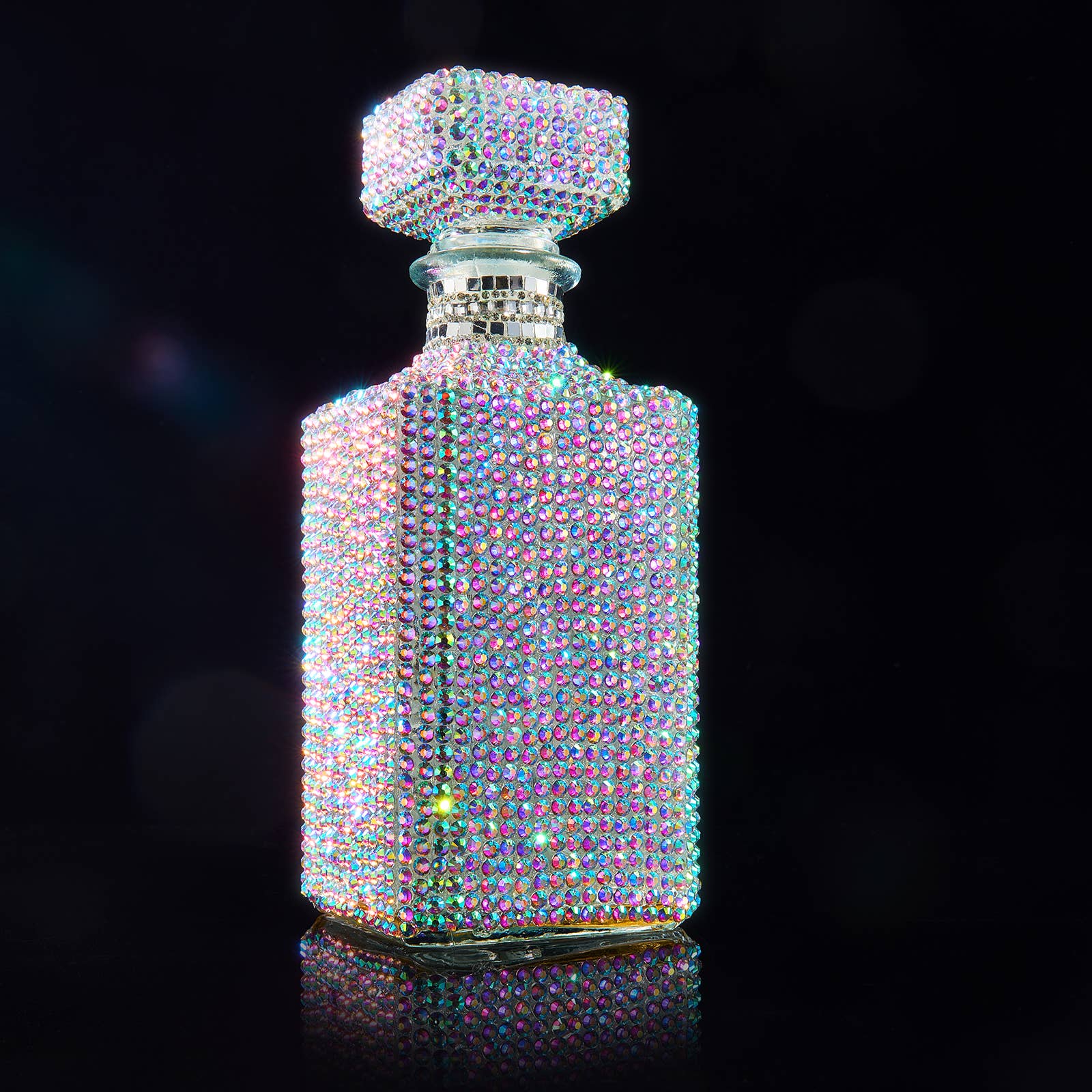 The Wine Savant /  Khen Glassware - Vente Carafe - Carafe à décanter unique en diamant et strass | Bling 730 ml7