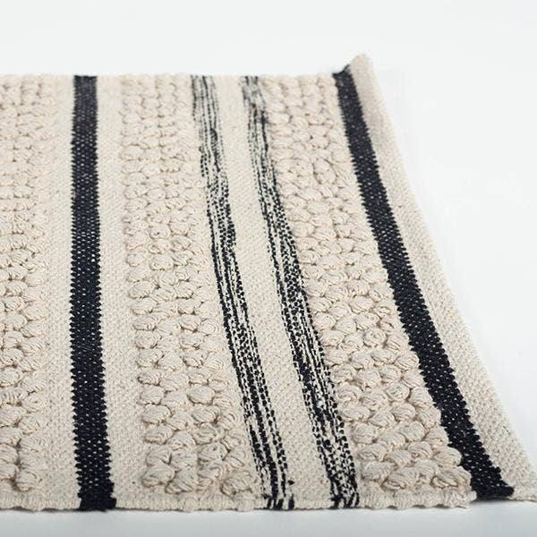 3' x 5' Woven Cotton Rug for wholesale by Brizon