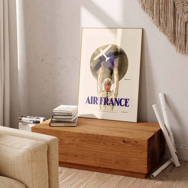 Oneart - Wholesale Poster - Air France Poster (First Poster) - AFL01245