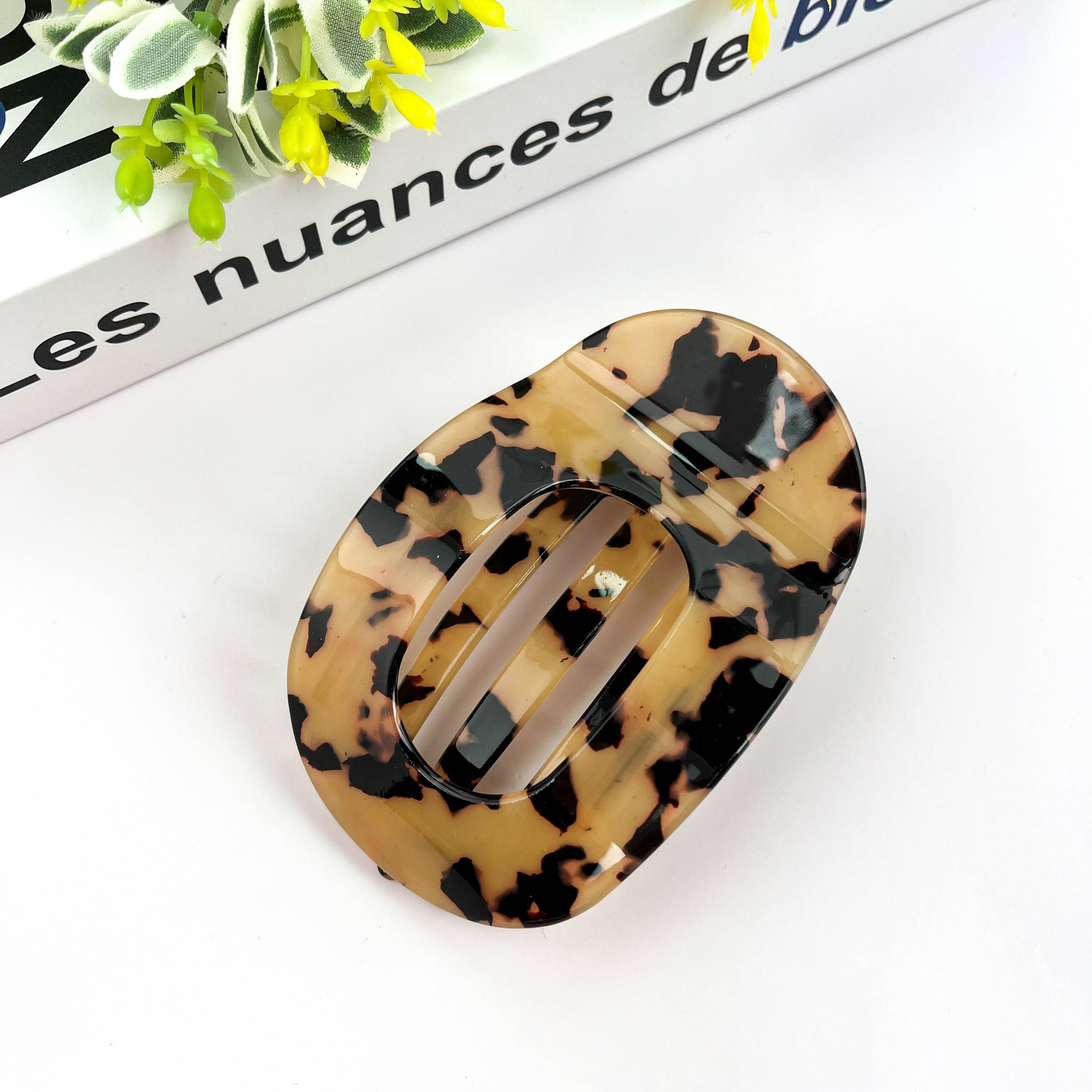 TheDivaSoap - Wholesale Hair Clip - Women's - Flat Round Hair Clip, Spring and Autumn Claw Clip6