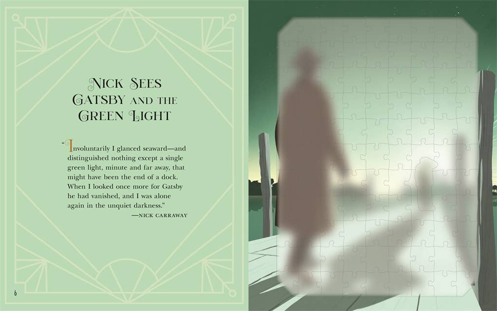 Macmillan Publishers - Wholesale Display Book - Sticker Jigsaw: The Great Gatsby2