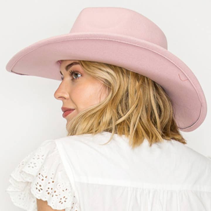 Queens INC β wholesale Cowboy Hat β Womenβs β Best seller !! Fashion Vegan suede Cowboy hat 37