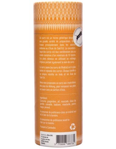 Khla - L'épicerie du Mékong - Wholesale Dried Spice - Yellow curry - Organic - powder - 100g4