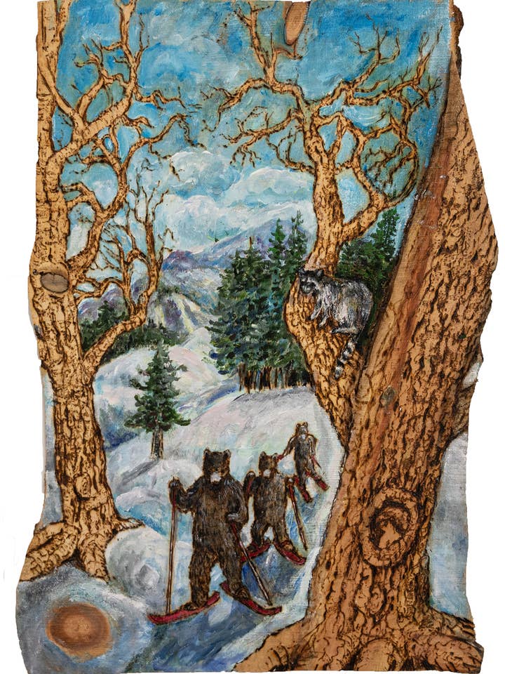 Winter Dreams for wholesale by wisdom from the wood greeting cards