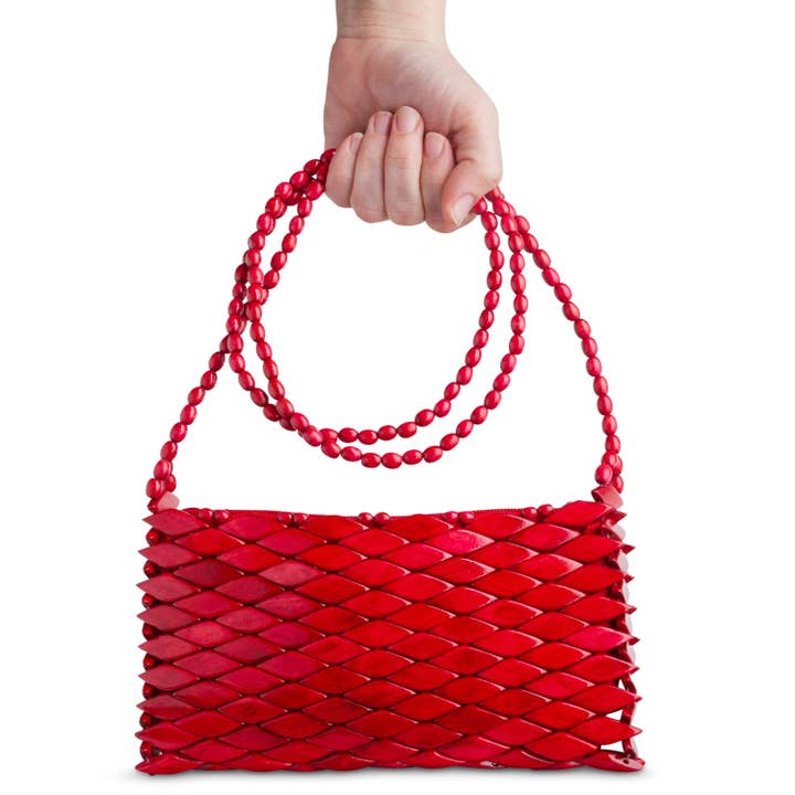 SHANPAULO LLC - Vendita all'ingrosso Borsa a tracolla - Donna - Borsa a tracolla Santorini - Rosso1