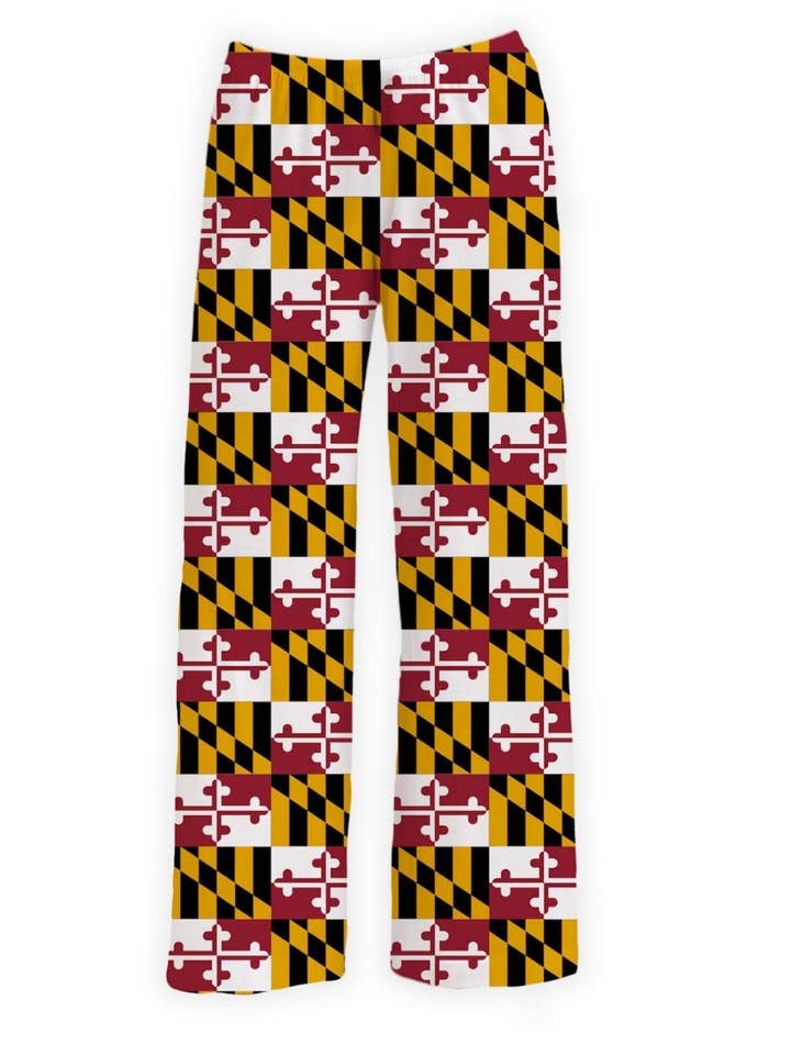 Maryland Flag Lounge Pants for wholesale by BRIEF INSANITY