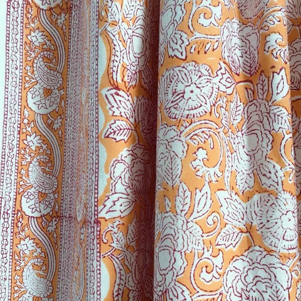 Cortina de Ducha Rashmi Naranja para venta al por mayor de natural habitat