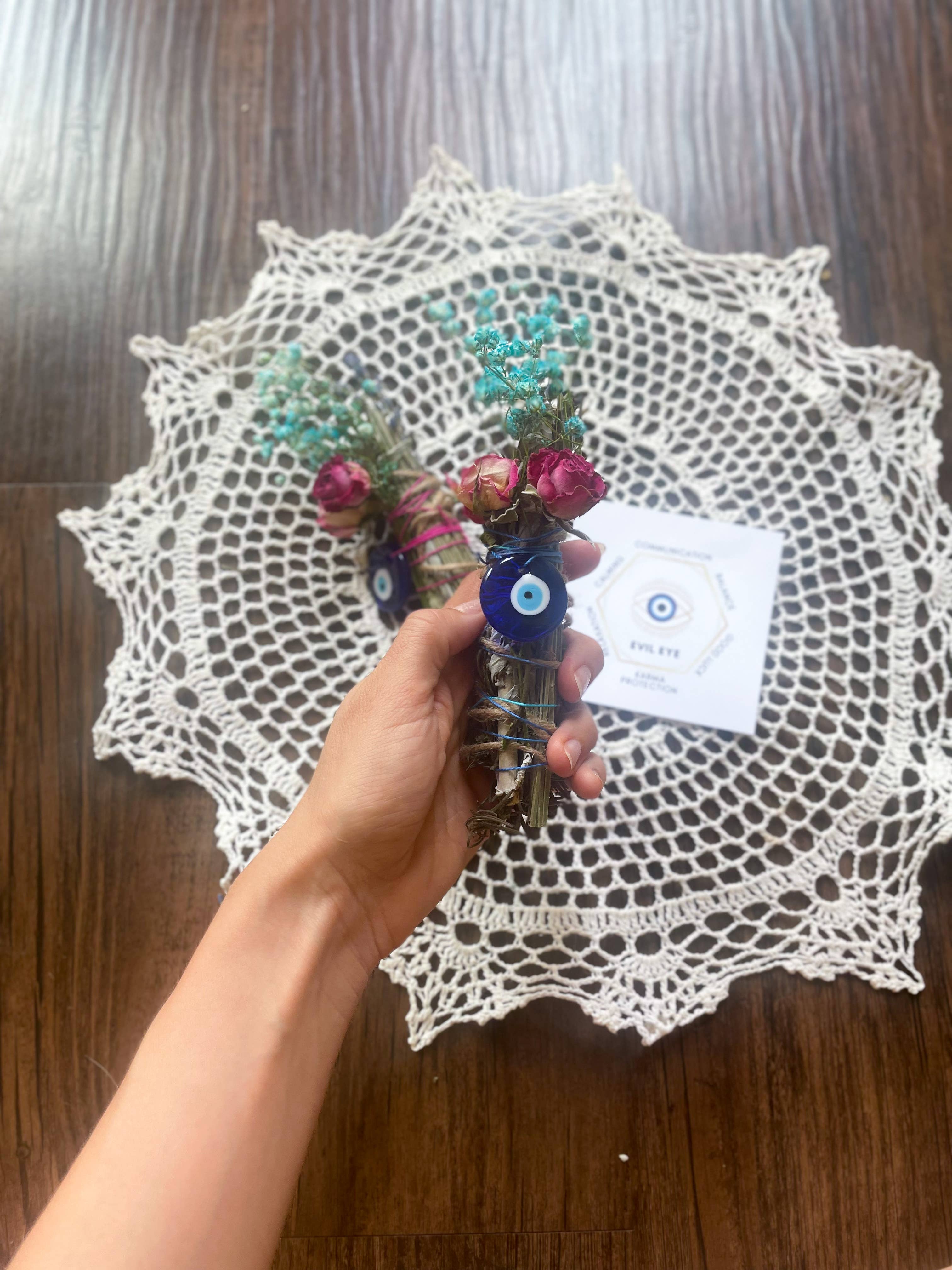 CharlieHaze - Wholesale Sage Bundle - Evil Eye Smudge Stick4