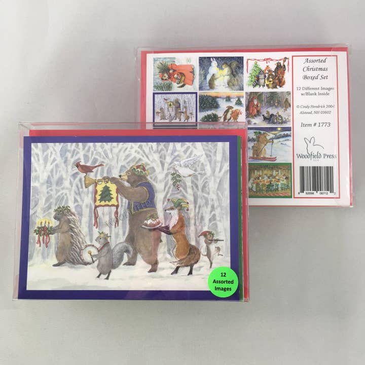Woodfield Press - Wholesale Christmas Card - #1773B - Assorted Christmas Notecard Boxed Set1