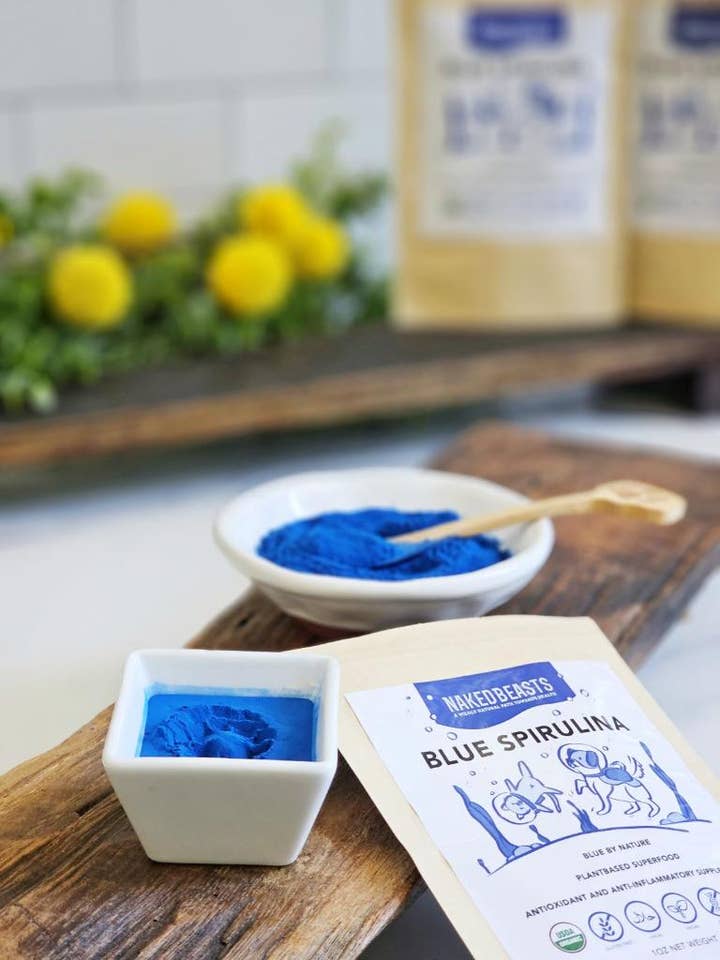 Blue Spirulina Powder (Organic) for wholesale by Naked Beasts, Inc.