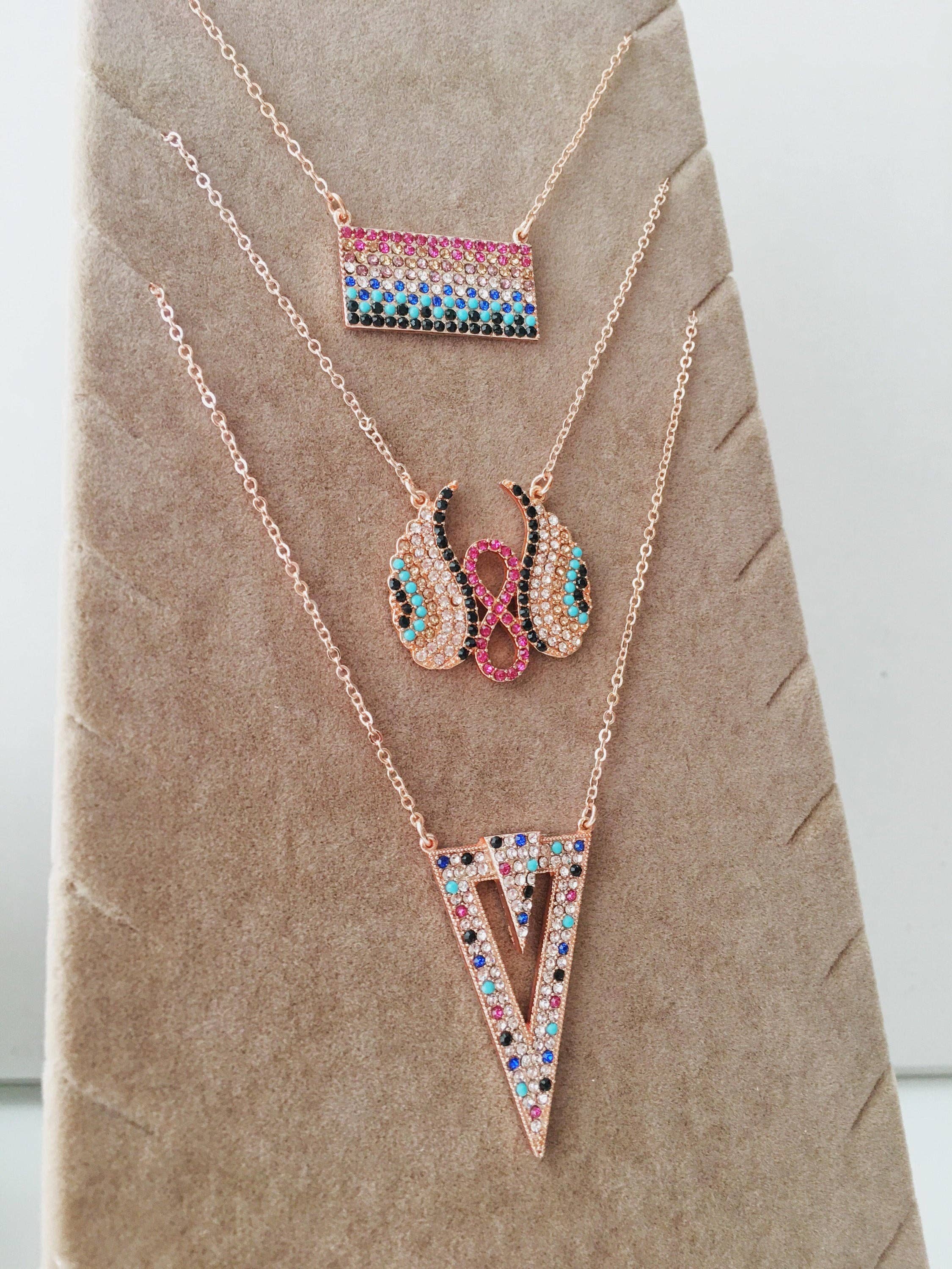 Evileyefavor – wholesale Hänge-/berlockhalsband – Zirconia Halsband, Hamsa halsband, Ängel vingar halsband2