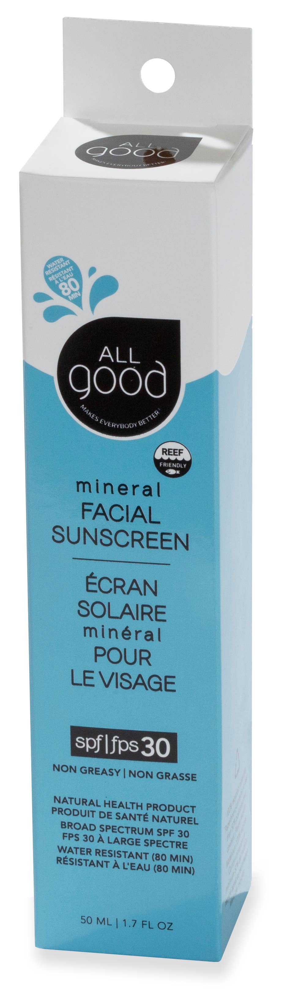All Good Body Care - Wholesale Sunscreen - Daily Facial Mineral Sunscreen & Moisturizer SPF 306