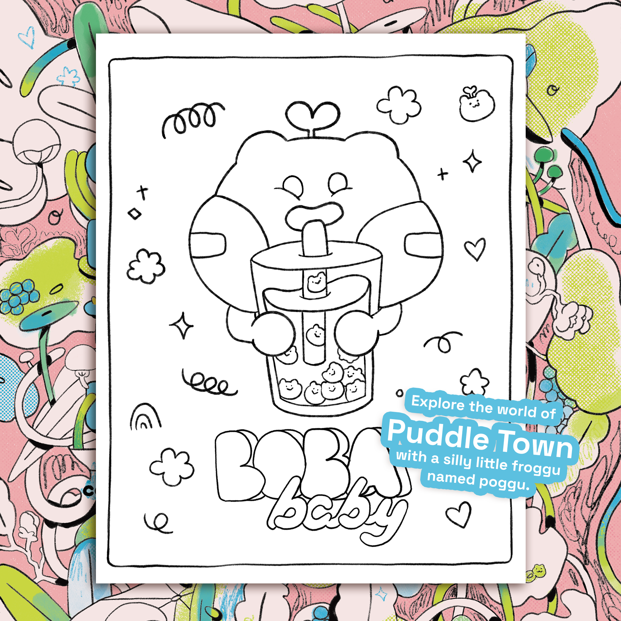 pogpals - Wholesale Coloring & Activity Book - Adult - Oh To Be a Tiny Frog VOL 1. ✿ Coloring Book3