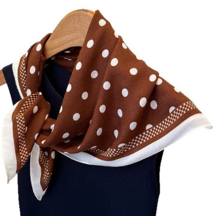 Scarvii - Square Scarf with Polka Dots – Classic & Stylish and other Purchase Wholesale necktie fabric. Free Returns & Net 60 Terms on Faire trending on Faire.