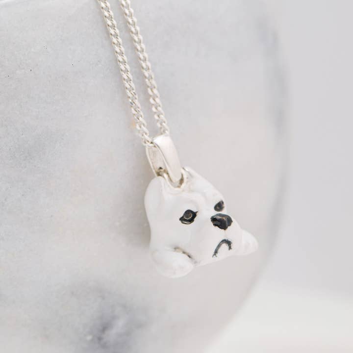 Gabbo Design - Wholesale Pendant/Charm Necklace - Charms + Dogo Argentino Personalized Silver Necklace2