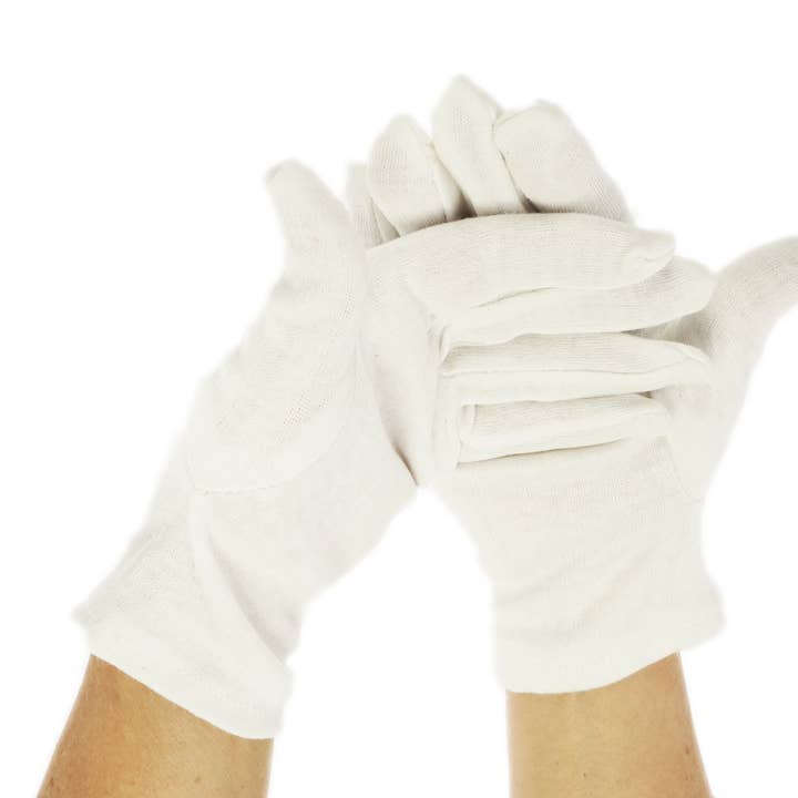 Fantasia R. Espig KG - Wholesale Gloves - Women's - white cotton gloves (pair) size L (9)2