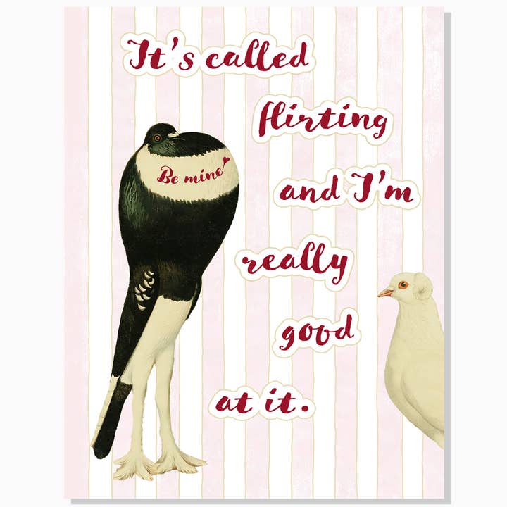 Crumb La Dote - Wholesale Love Card - Flirty Bird Card