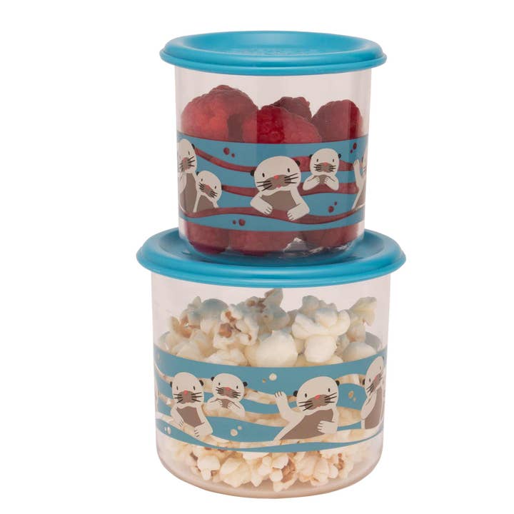 Sugarbooger by Ore’ Originals - Wholesale Lunch Bag/Box - Kids - Good Lunch Snack Containers | Baby Otter | Large