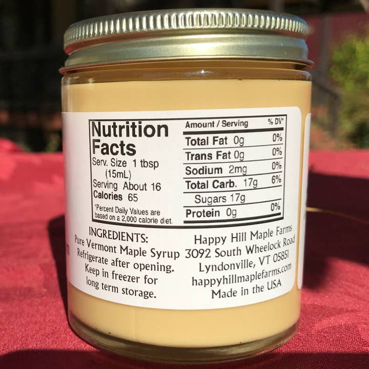 Happy Hill Maple Farms – wholesale Sylt/gelé – Ren Vermont lönnkräm2