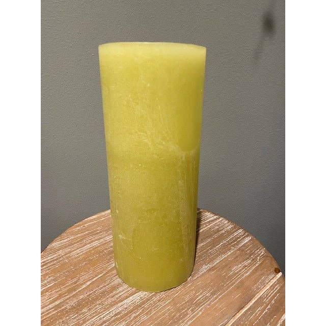 Pilier Artisan Illure 4" x 10", Feuille Verte pour la vente par Tremont Floral Supplies