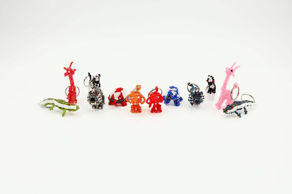 Gitzell FairTrade - Wholesale Keychain - Unisex - Keychain, safari animal - Set of 1220