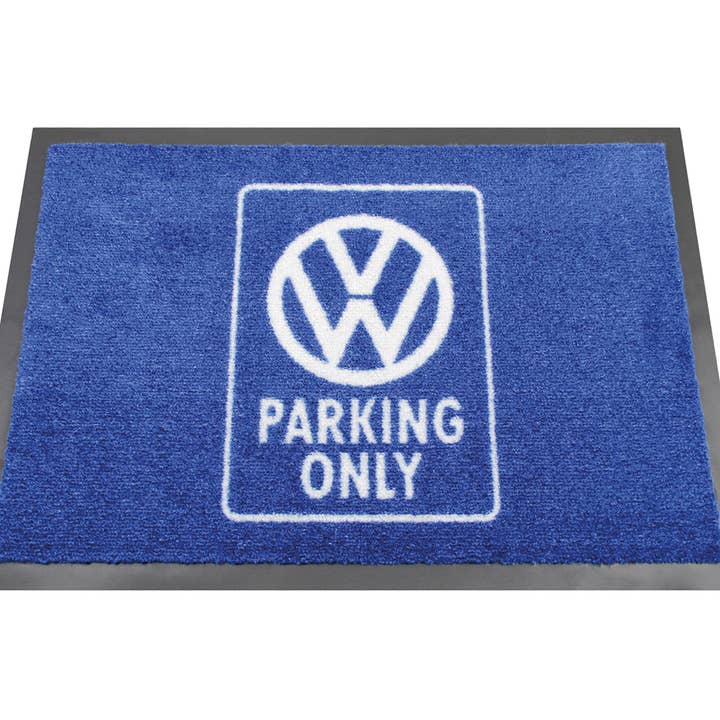 VW Collection by BRISA – Großhandel Fußmatte – VW Home Camper Fußmatte 70x50cm - Nur Parkplatz/BL