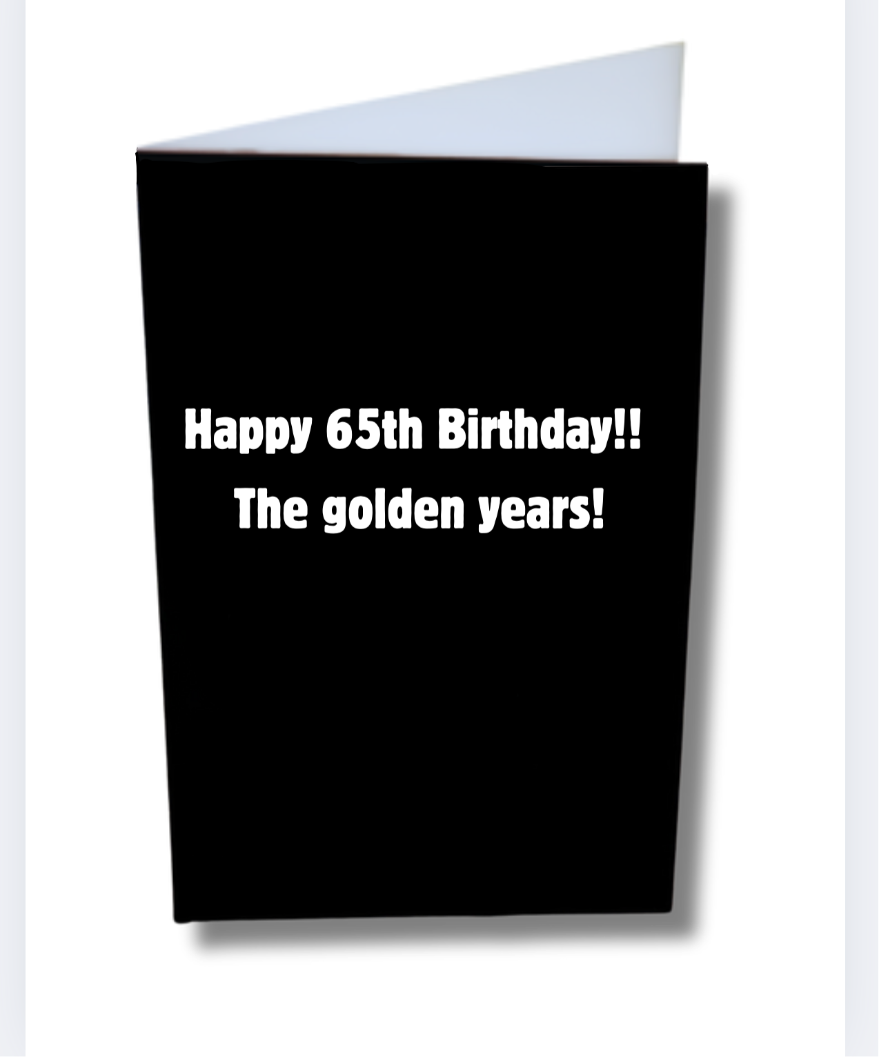 GrouchCards - Wholesale Birthday Card - 65th Birthday Card0