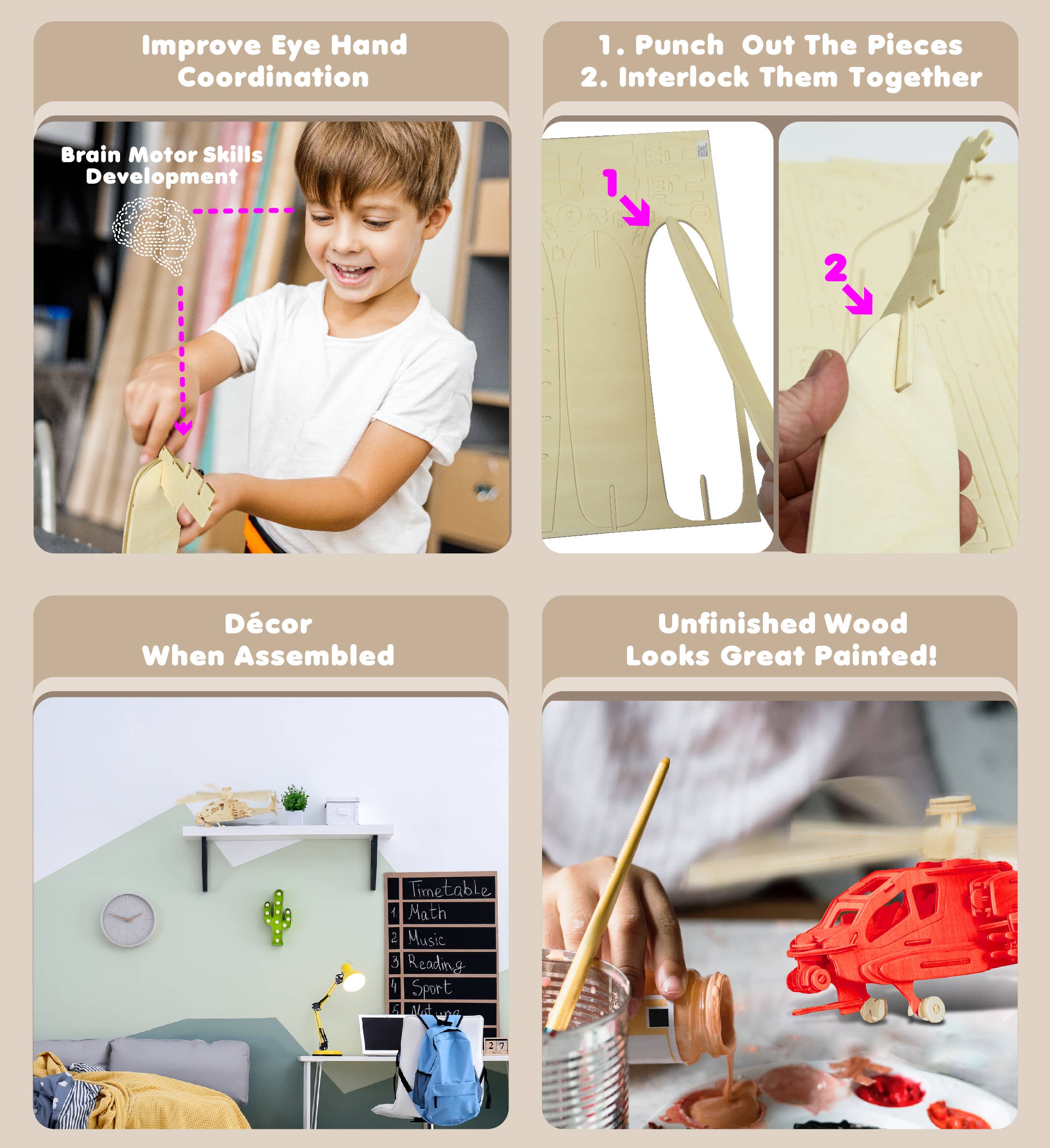 Cota Global - Wholesale Puzzle - Kids - 3D Puzzles - Apache2