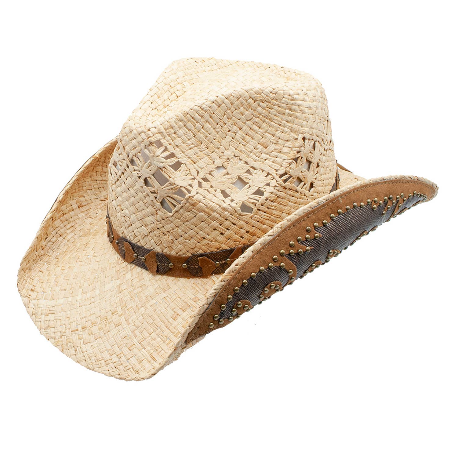 Peter Grimm - Wholesale Cowboy Hat - Unisex - Jarales Straw Western Drifter Cowboy Hat1
