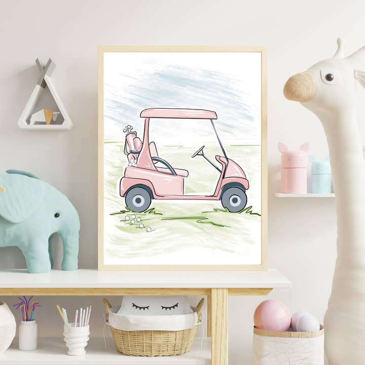 Erin Edith Illustration - Wholesale Art Print - Kids & Baby - Golf Nursery Prints / 3 Print Set / Unframed7