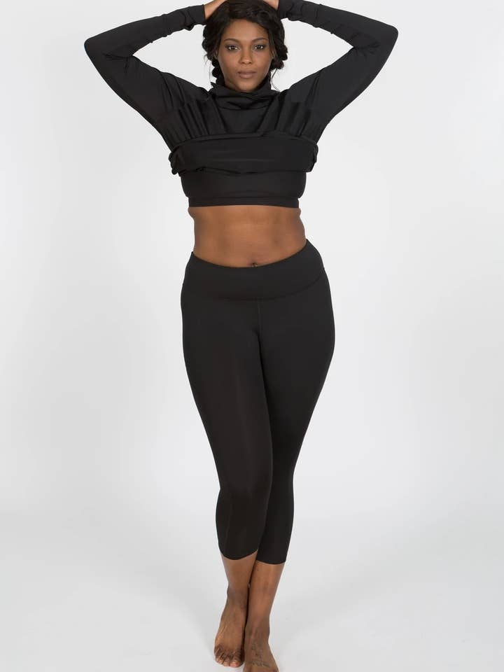 Essential Capri - Black for wholesale by Katie K Active