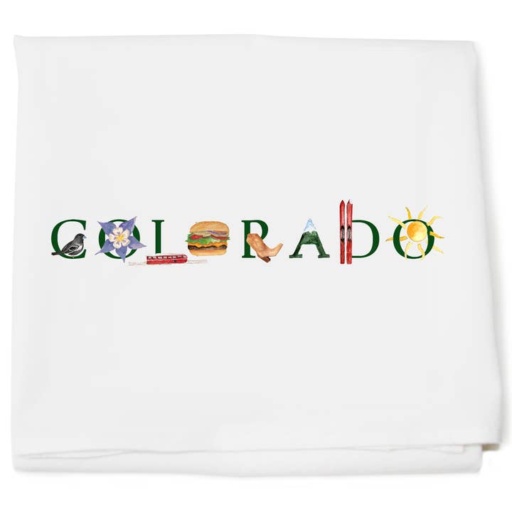 Handtuch für Mehlsack Colorado für den Großhandel von Tina Labadini Designs