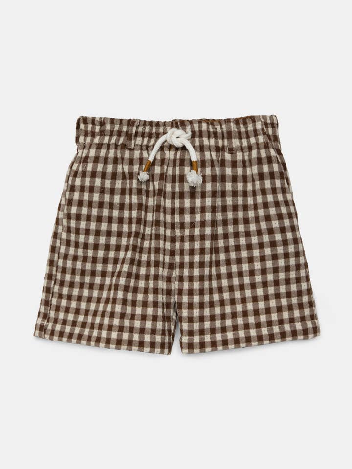 Geruite shorts (577983-189) voor wholesale door Lanidor Kids