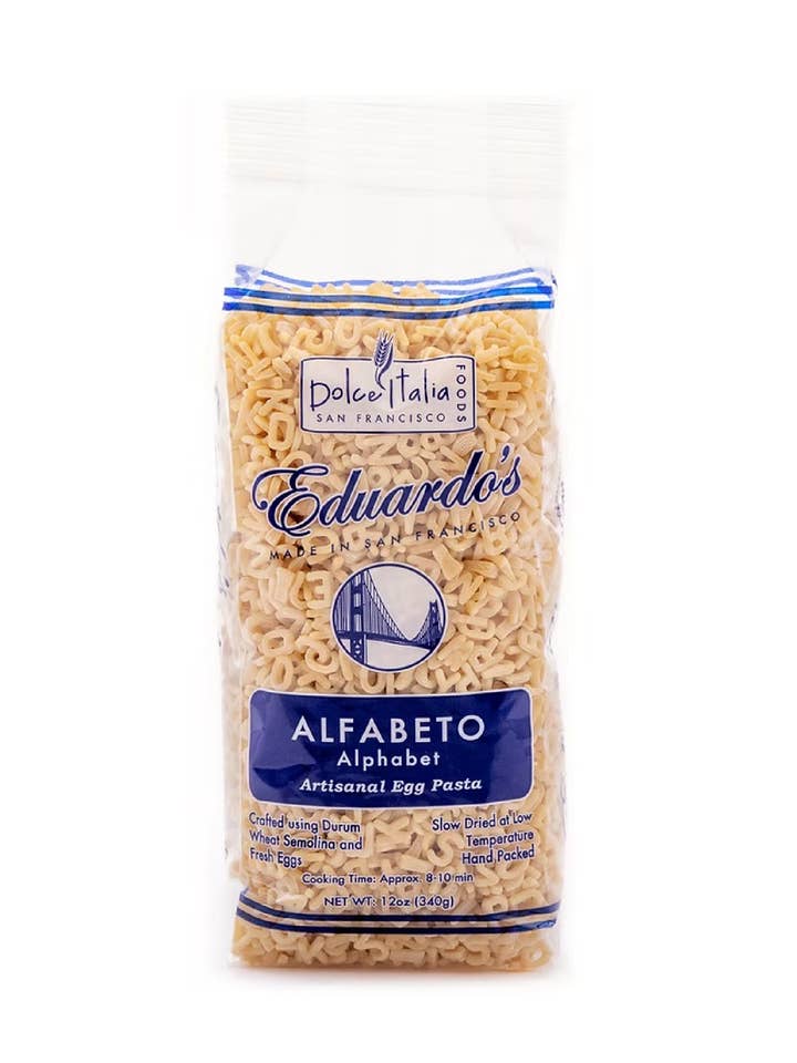 Alfabeto for wholesale by Eduardo's Pasta