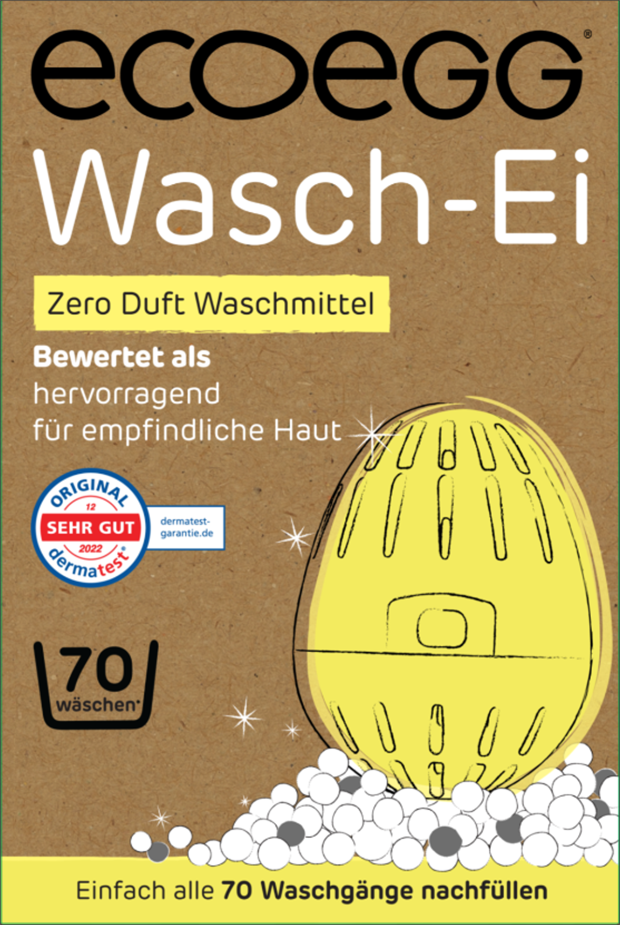 Ecoegg - Wholesale Laundry Detergent Powder/Pods - ecoegg Laundry Egg - Fragrance Free Detergent - 70 washes6